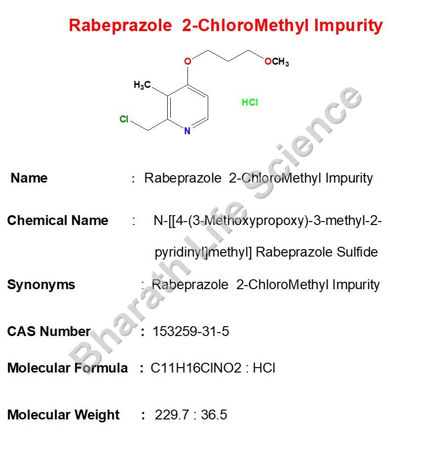 Rabeprazole  2-ChloroMethyl Impurity